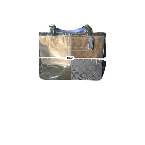 COACH # HO5J-8F69 Patchwork Tote - Picture 15 of 17